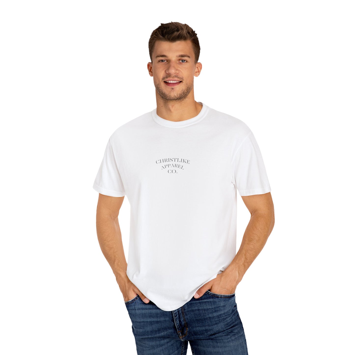 Unisex Garment-Dyed T-Shirt, Faith-Based Apparel, Jesus Saves Tee, Summer Casual Wear, Spiritual Gift, Everyday Comfort