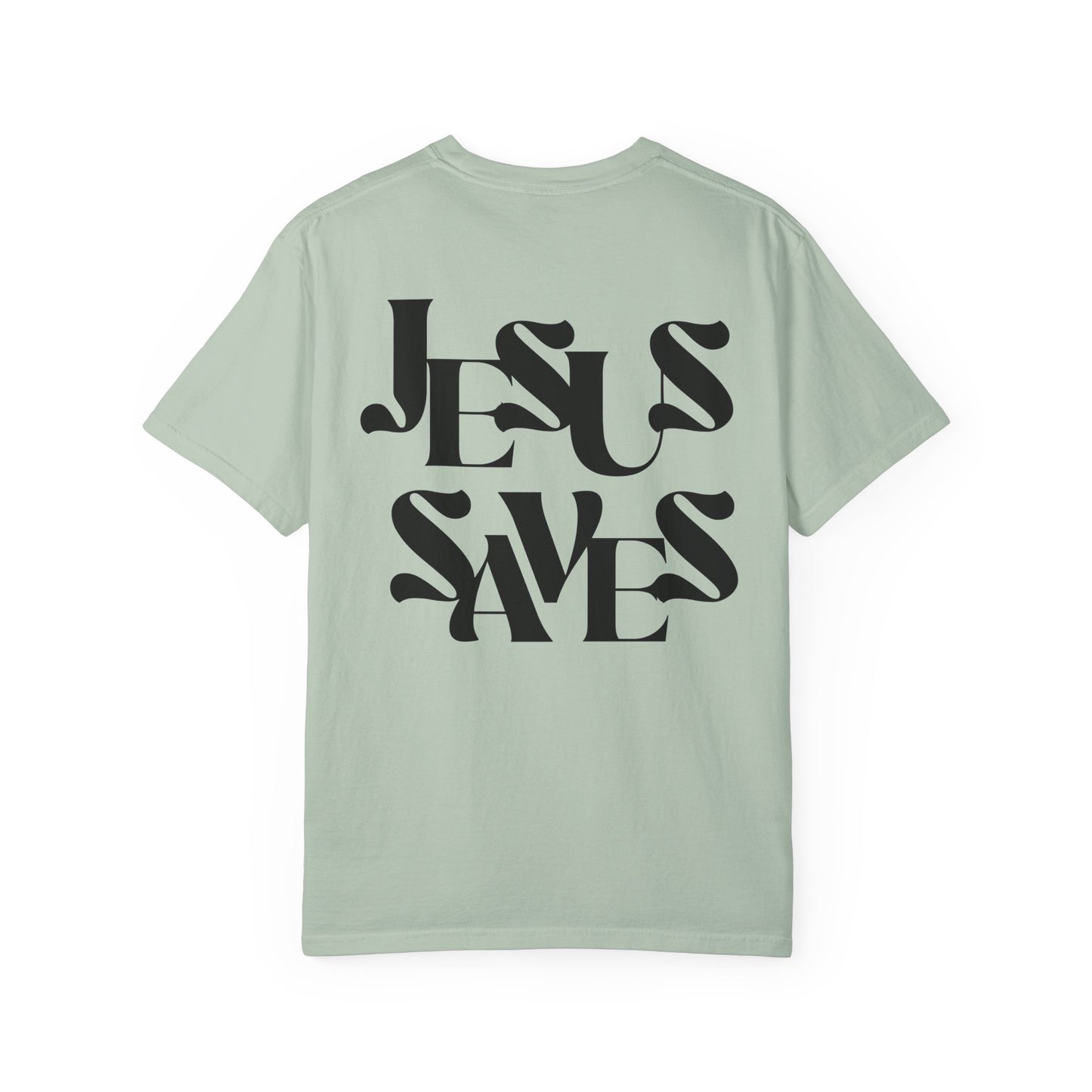 Unisex Garment-Dyed T-Shirt, Faith-Based Apparel, Jesus Saves Tee, Summer Casual Wear, Spiritual Gift, Everyday Comfort