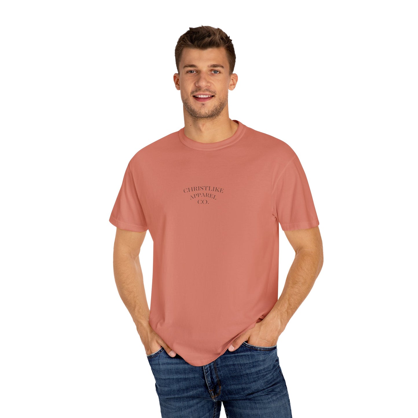 Unisex Garment-Dyed T-Shirt, Faith-Based Apparel, Jesus Saves Tee, Summer Casual Wear, Spiritual Gift, Everyday Comfort