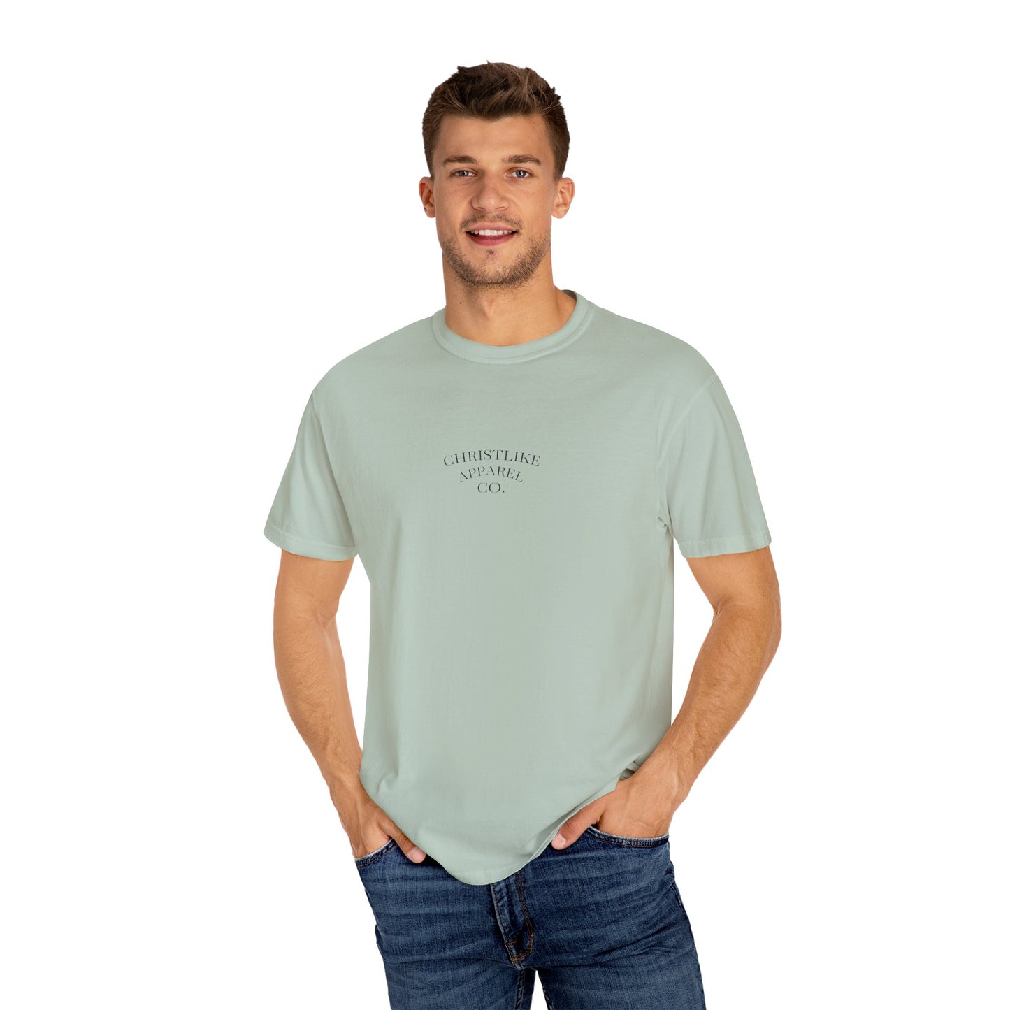 Unisex Garment-Dyed T-Shirt, Faith-Based Apparel, Jesus Saves Tee, Summer Casual Wear, Spiritual Gift, Everyday Comfort