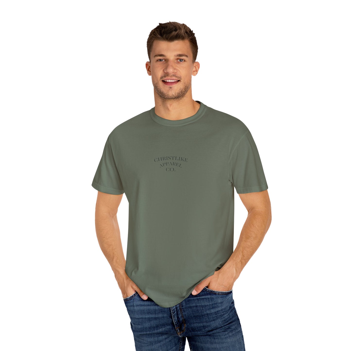 Unisex Garment-Dyed T-Shirt, Faith-Based Apparel, Jesus Saves Tee, Summer Casual Wear, Spiritual Gift, Everyday Comfort