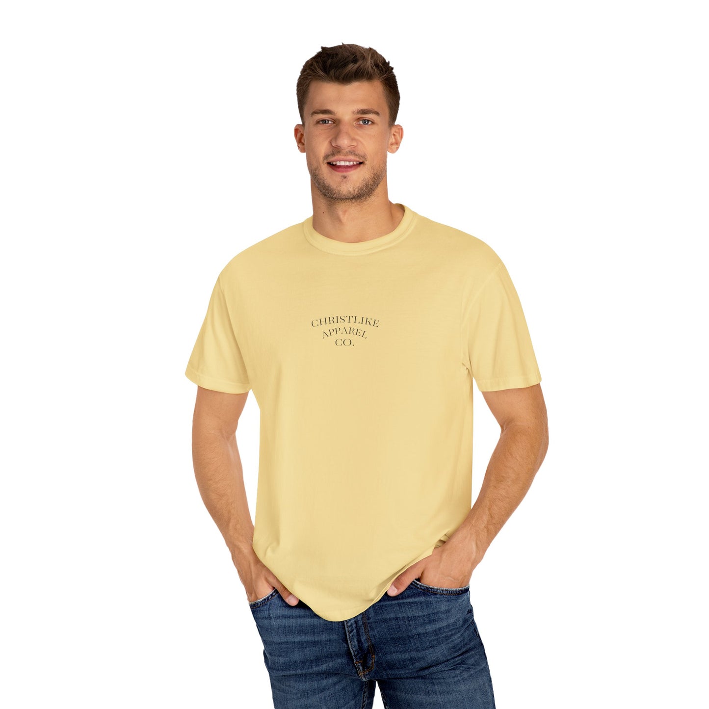 Unisex Garment-Dyed T-Shirt, Faith-Based Apparel, Jesus Saves Tee, Summer Casual Wear, Spiritual Gift, Everyday Comfort