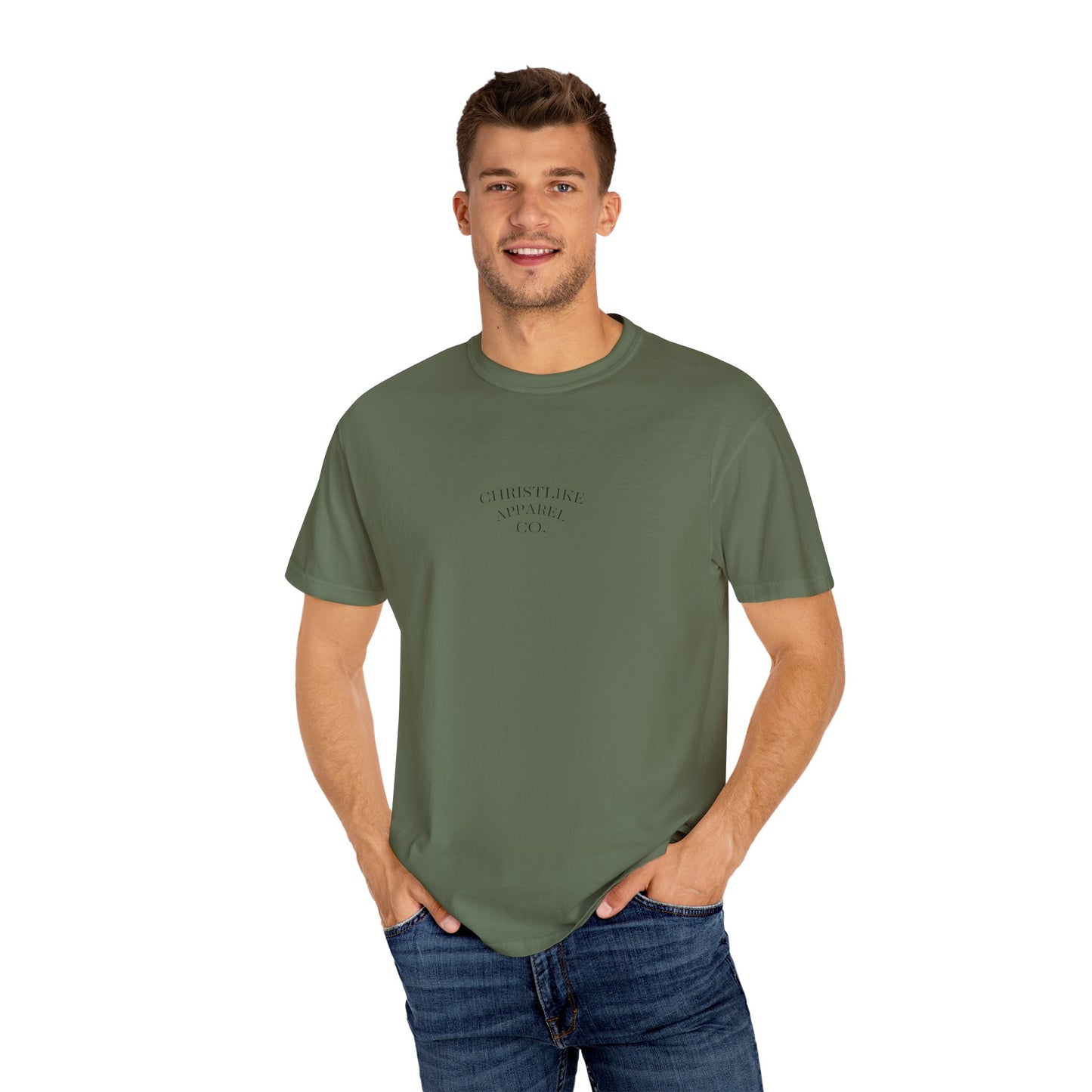 Unisex Garment-Dyed T-Shirt, Faith-Based Apparel, Jesus Saves Tee, Summer Casual Wear, Spiritual Gift, Everyday Comfort