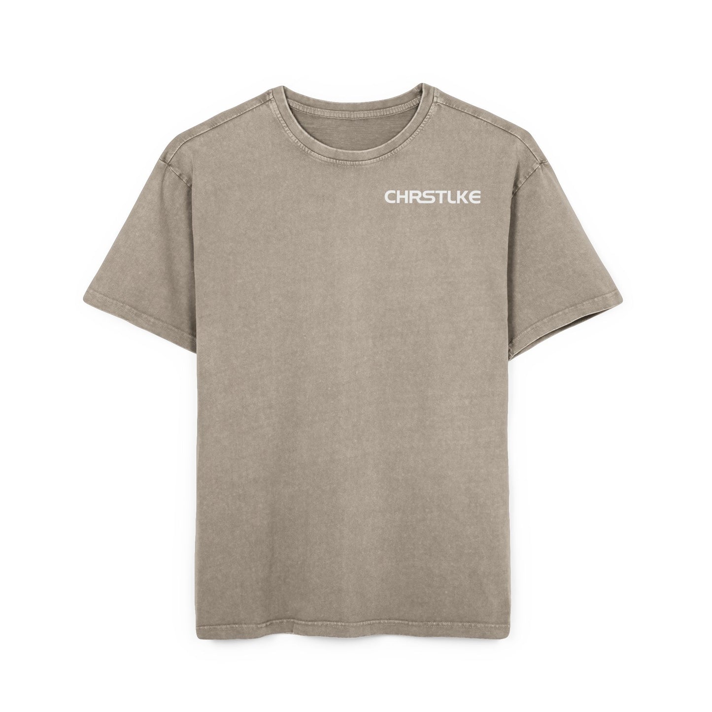 Heavy Oversize Tee, Acid Washed Graphic Shirt, Streetwear T-Shirt, Faith-Based Apparel, Comfortable Casual Wear